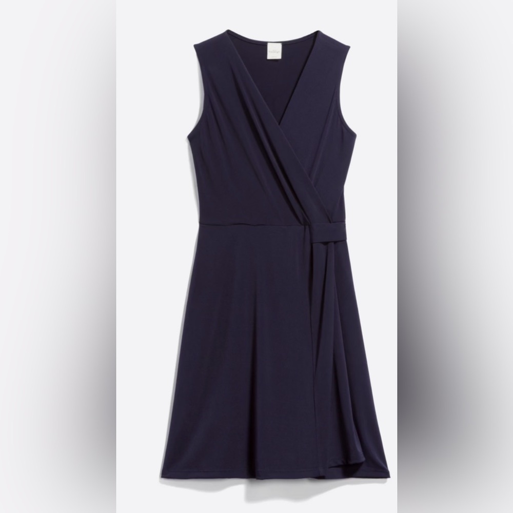 Kayleigh Seanna Faux Wrap Knit Dress, Small